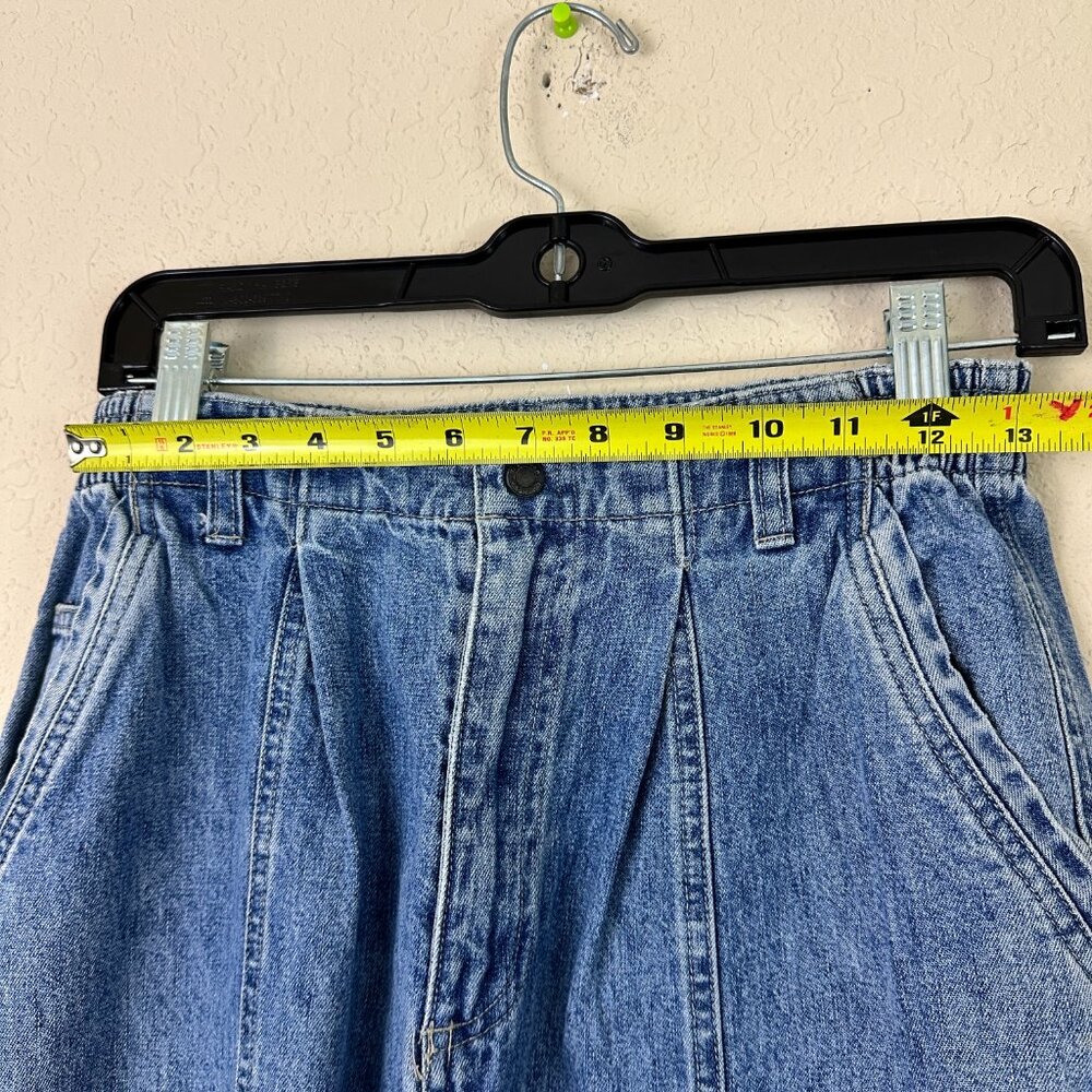 Vintage LL Bean Jeans Womens 6 Blue Denim Classic Fit Curvy High Rise Stretch - Picture 6 of 9
